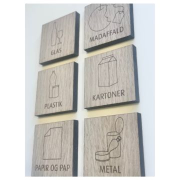 ReCollector Müllmarken aus Holz