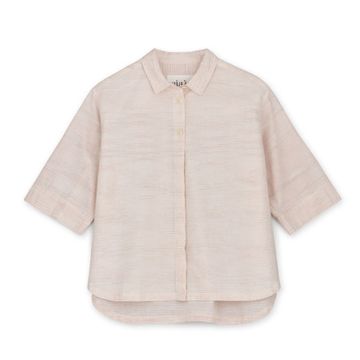 Aiayu Sue Shirt Feine Streifenmischung Beere