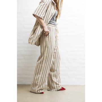 Bongusta Naram Gestrickte Hose - Creme & Ink