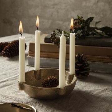 Ferm Living Schale Kerzenhalter Messing Klein