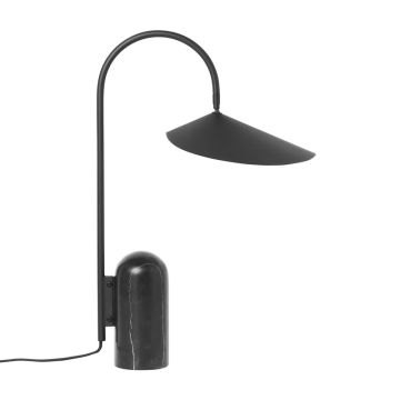 Ferm Living Arum Tischlampe Schwarz