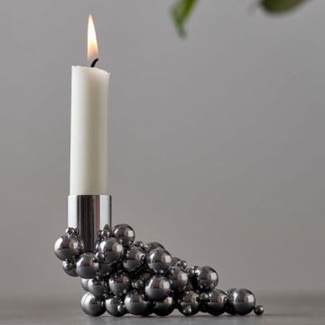 Geist Molekül 1 Kerzenständer Chrom