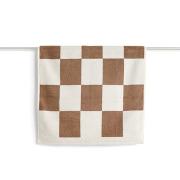 HAY Check Badematte Cappuccino