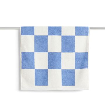 HAY Check Badematte Himmelblau Bio