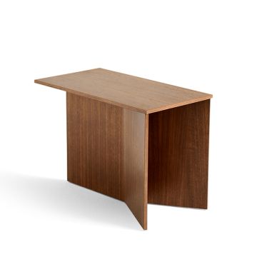 HAY Slit Tisch Holz Ovalnuss