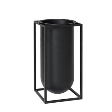 Audo Copenhagen Kubus Vase Lolo, Schwarz