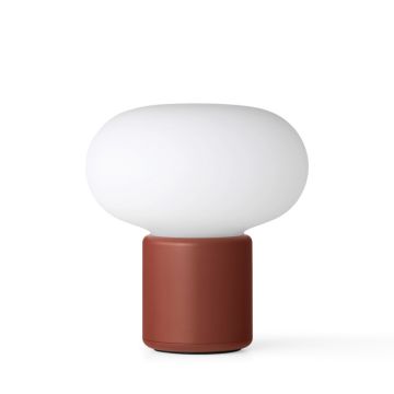 New Works Karl-Johan Tragbare Tischlampe Earth Red