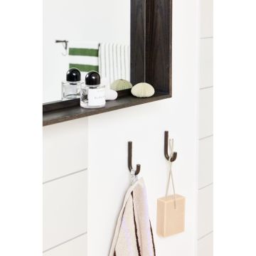 OYOY Kleiner Haken, Paket mit 2 Brüniertem Messing