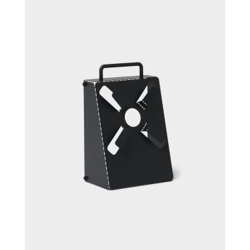 Pedestal Kabelständer Holzkohle