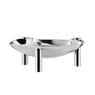 STOFF Nagelschale Chrom