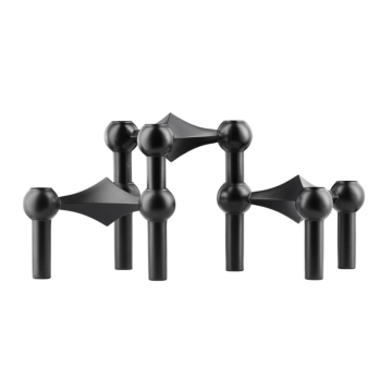 STOFF Nagel Stage Matte Schwarz 3er-Pack