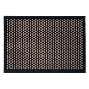 Tica Copenhagen Matte/Runner Punkt Schwarz/Sand 130x90 cm