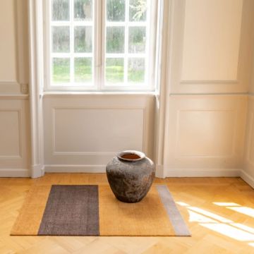 Tica Copenhagen Matte Streifen Horizontal Senf/braun/sand