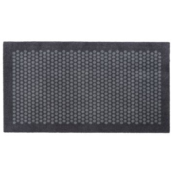 Tica Copenhagen Schmutzmatte 67 x 120 cm. Punkt-Design grau