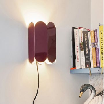 HAY Arcs Wandleuchte Auburn Rot