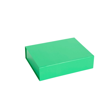 HAY Farbiger Aufbewahrungskorb S in lebhaftem Grün.