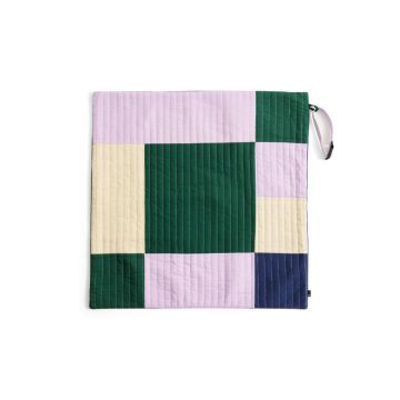 HAY Hunde Steppdecke Reisedecke Lavendel/Grün/Blau 80x80 cm