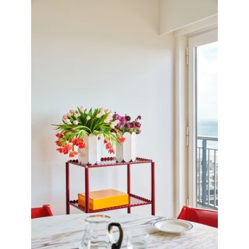 HAY Farbiger Aufbewahrungskorb S in lebhaftem Grün.