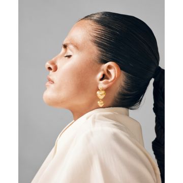 Trine Tuxen Ashley Ohrring Gold Polish 1 Stück.