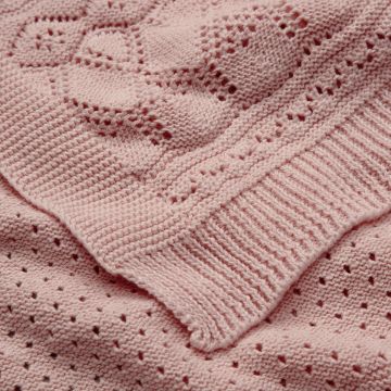 Cam Cam Copenhagen Pointelle Baby Strickdecke Sorbet