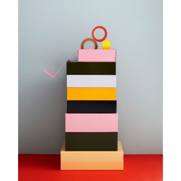 HAY Farbiger Aufbewahrungskorb XS Smaragdgrün