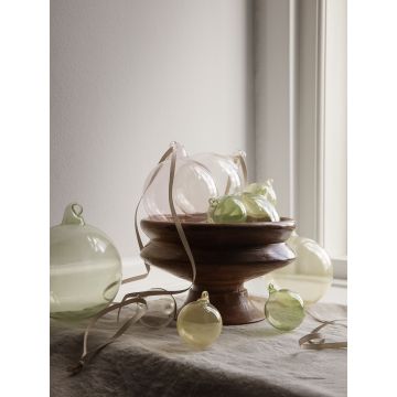 Ferm Living Glass Baubles Weihnachtskugeln L Set mit 4 gemischten Lichtern