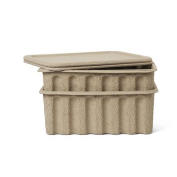 Ferm Living Paper Pulp Box - Groß - Set von 2