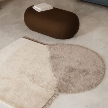 Ferm Living View Tufted Teppich Beige