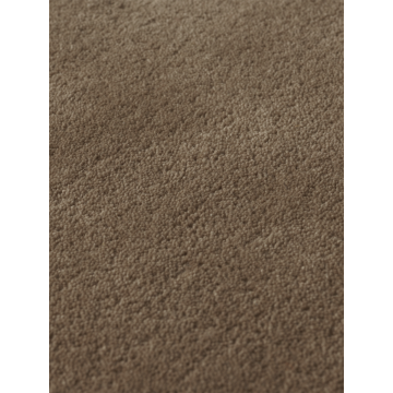 Ferm Living Stilles Tufted Teppich Rund Aschbraun