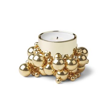 Gejst Molekül 1 Kerzenhalter Messing