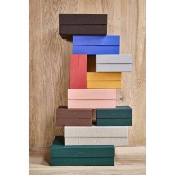 OYOY Hako Aufbewahrungsbox A4 Optic Blue