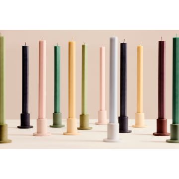HAY Square Candle Set of 4 Dark