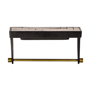 House Doctor Handtuchregal Sand Klein