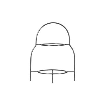 House Doctor Sana Tellerständer Silber Finish H37