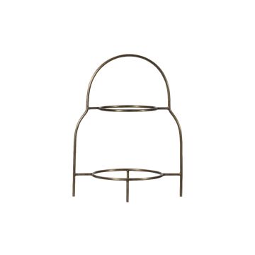 House Doctor Sana Tellerständer Antik Messing-Finish H32