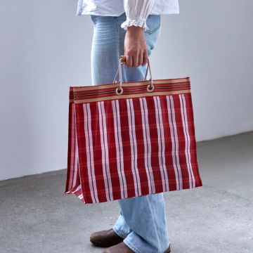 House Doctor Einkaufstasche Joy Rot