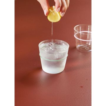 Hübsch Orbit Trinkglas Rosa