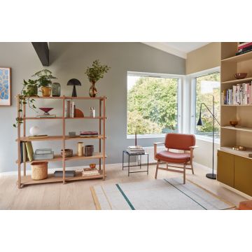 Hübsch Pilz Tischlampe Mini Schwarz