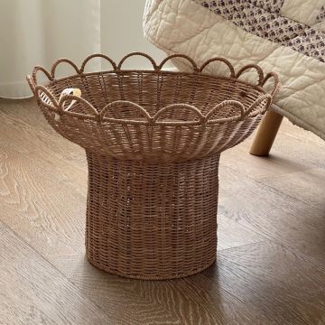 JOU Rattan Muschelvase