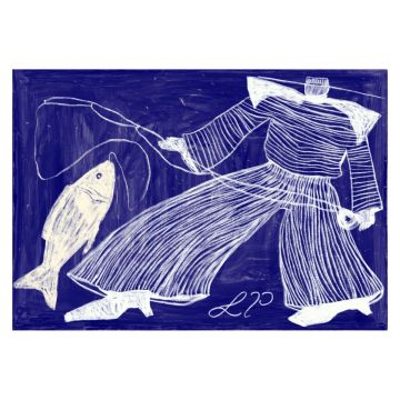 The Poster Club Lucia Tuffley Sam Fishing