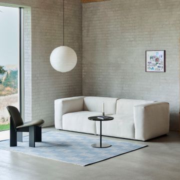 Meißel Loungesessel Schwarz Vorderseite Polsterung Sense Wald