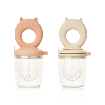 Liewood Miranda Food Feeder 2-Pack Tuscany rose - Apple blossom