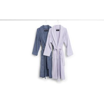 HAY Mono Bademantel Stahlblau