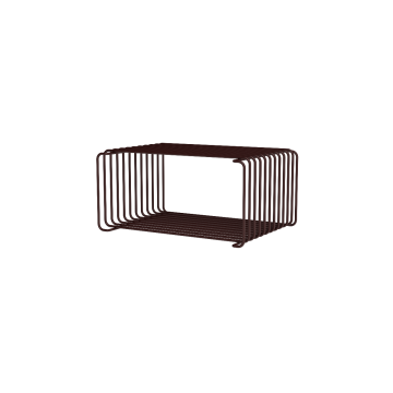 Montana Panton Wire Einzelne Halbe Drahtregal D: 25,7 Schwarz Rot