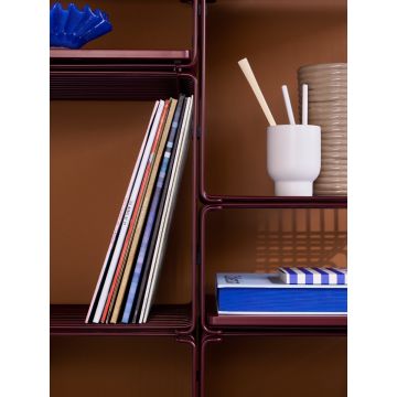 Montana Panton Wire Einzelnes Drahtregal D: 25,7 Schwarz Rot