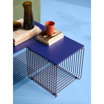 Montana Panton Wire Single Drahtregal Schwarz Rot