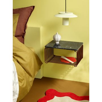 Montana Panton Wire Einzelne Halbe Drahtregal D: 25,7 Schwarz Rot