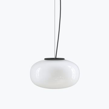 New Works Karl-Johan Pendelleuchte Klein Opalglas