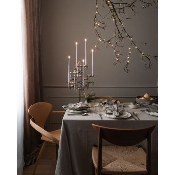 STOFF Kerzenlicht Light Lavendel H 29 cm