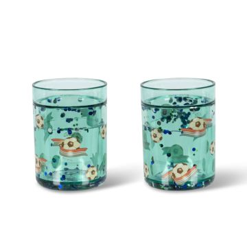 Konges Sløjd 2er Pack Glitzerbecher Kick It